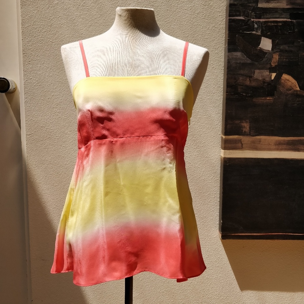 Silk boho Tie Dye camisole